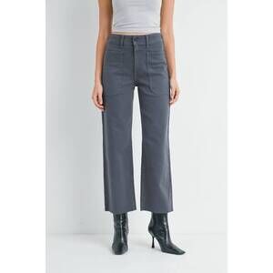 NEW JBD. the nautical wide leg jeans in charcoal